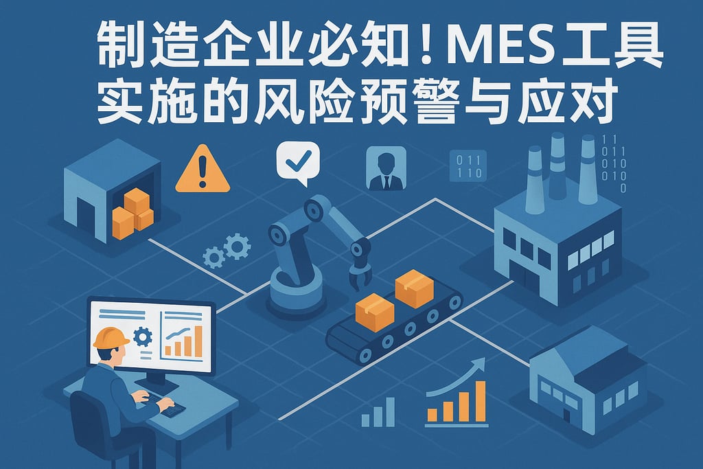 制造企业必知！MES 工具实施的风险预警与应对